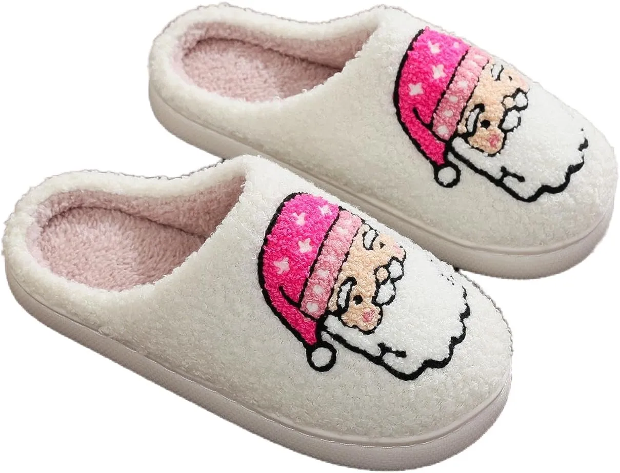 Pumpkin Halloween Slippers for Women Bat Fuzzy House Shoes Outdoor Indoor Warm Plush Memory Foam Men Bedroom Shoe