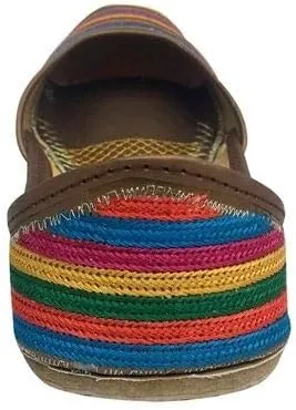Punjabi Multicoloured Jutti Khussa Shoes Wedding Shoes Ethnic Wedding Shoes Mojari