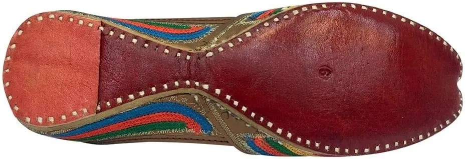 Punjabi Multicoloured Jutti Khussa Shoes Wedding Shoes Ethnic Wedding Shoes Mojari