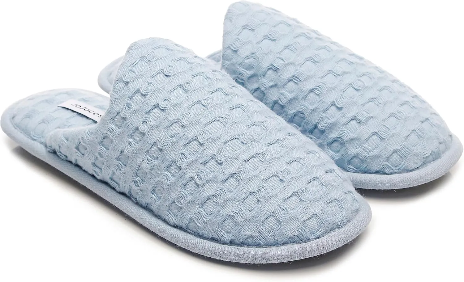 Pure Cotton Simple Women’s Closed-toe Comfortable Scuff Slippers