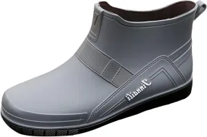 PVC Water Shoes Men's Dining Car Washing Low Top Slip Work Shoes Kitchen Shoes Work Boots Women Men Shoes Men Shoes