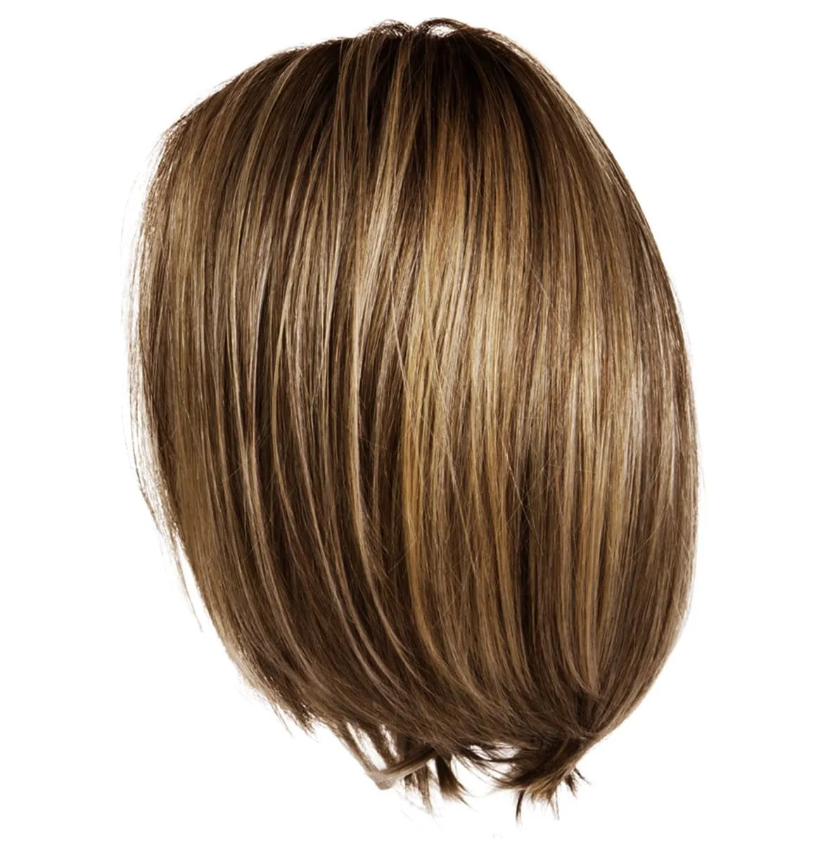 Raquel Welch Cruise Control Mid-Length Pageboy Bob Hand-Tied Wig by Hairuwear, Average Cap - RL11/25 Golden Walnut