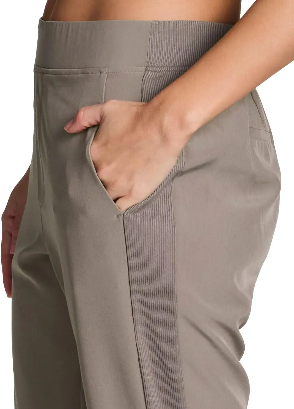 RBX Women's Ankle Pant, Quick Drying Lightweight Stretch Woven Flat-Front Straight Leg Pants