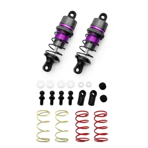 RC Shock Absorber Compatible With FW06 For TT01 M05 M06 1/10 RC Remote Control Car Flat For Racing Drift (63mm) 2pcs Metal Hydraulic Shock Absorbers