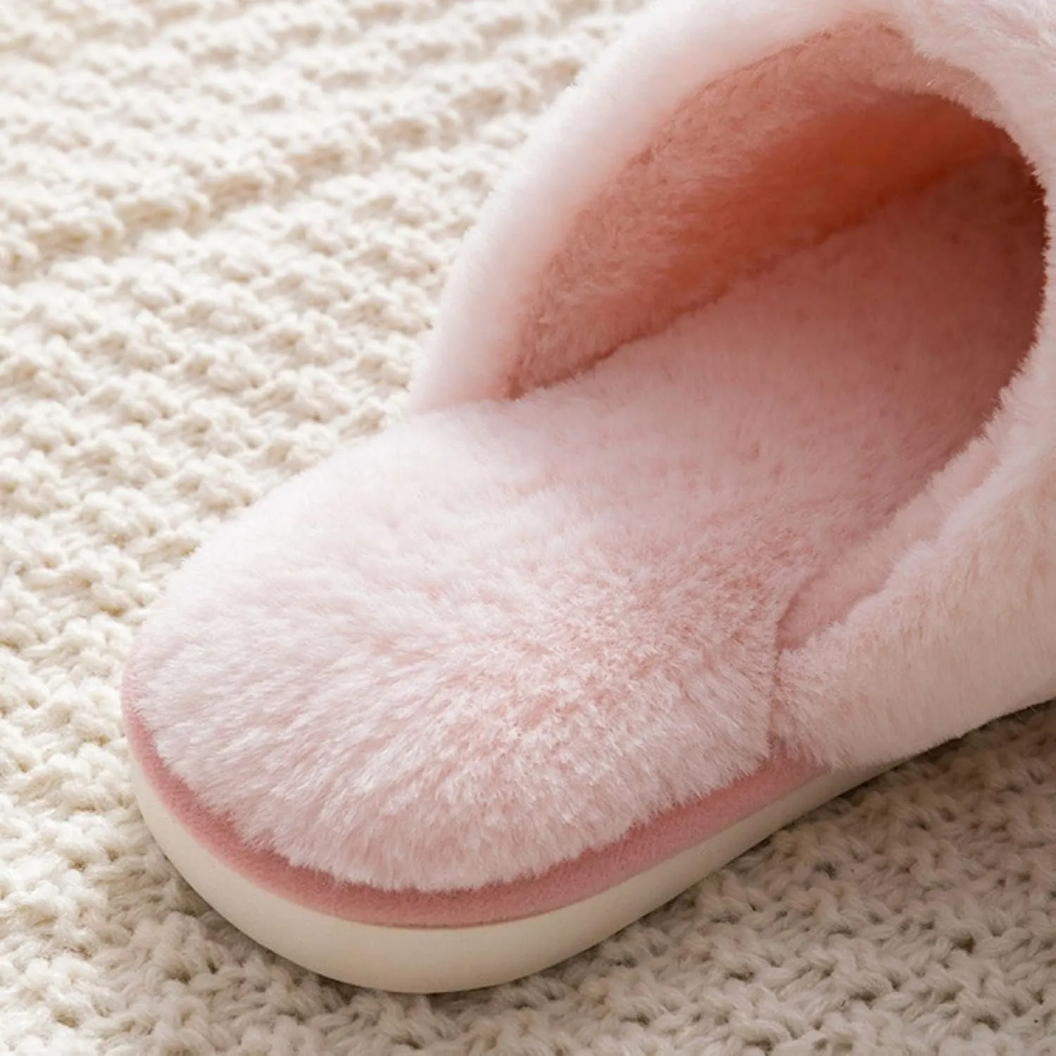 Really Cute Unisex Adult Hard Soled Stuffed Animal Home Slippers Soft Plush Cartoon Animal Slippers Sharp Warm and Toasty Slippers