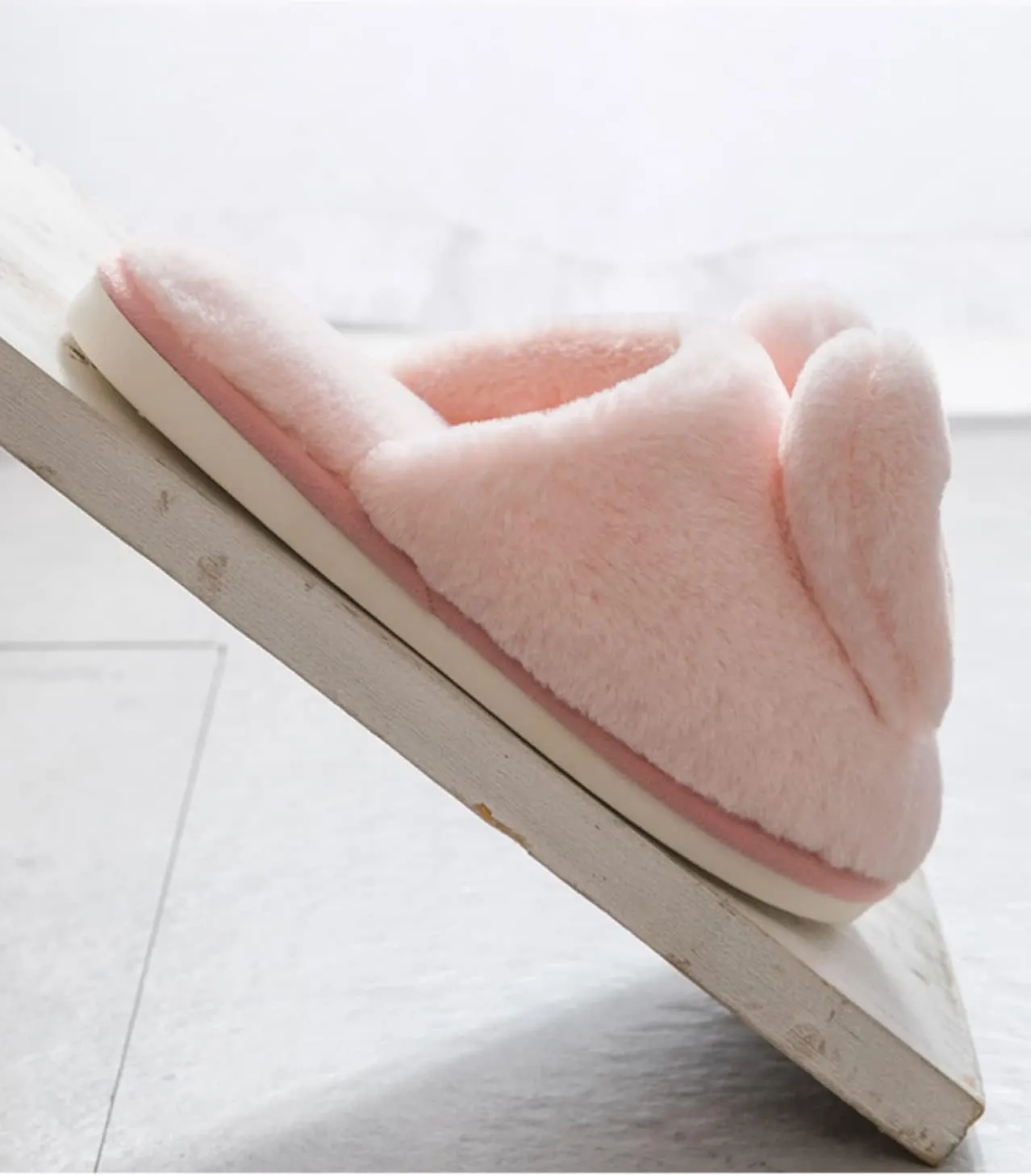 Really Cute Unisex Adult Hard Soled Stuffed Animal Home Slippers Soft Plush Cartoon Animal Slippers Sharp Warm and Toasty Slippers