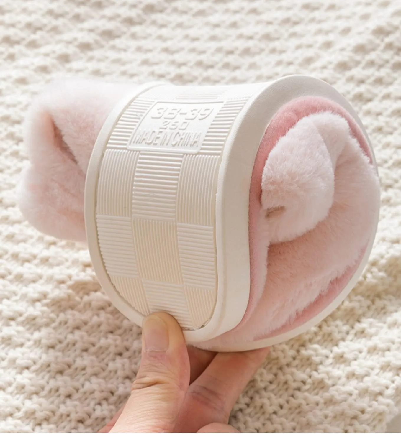 Really Cute Unisex Adult Hard Soled Stuffed Animal Home Slippers Soft Plush Cartoon Animal Slippers Sharp Warm and Toasty Slippers