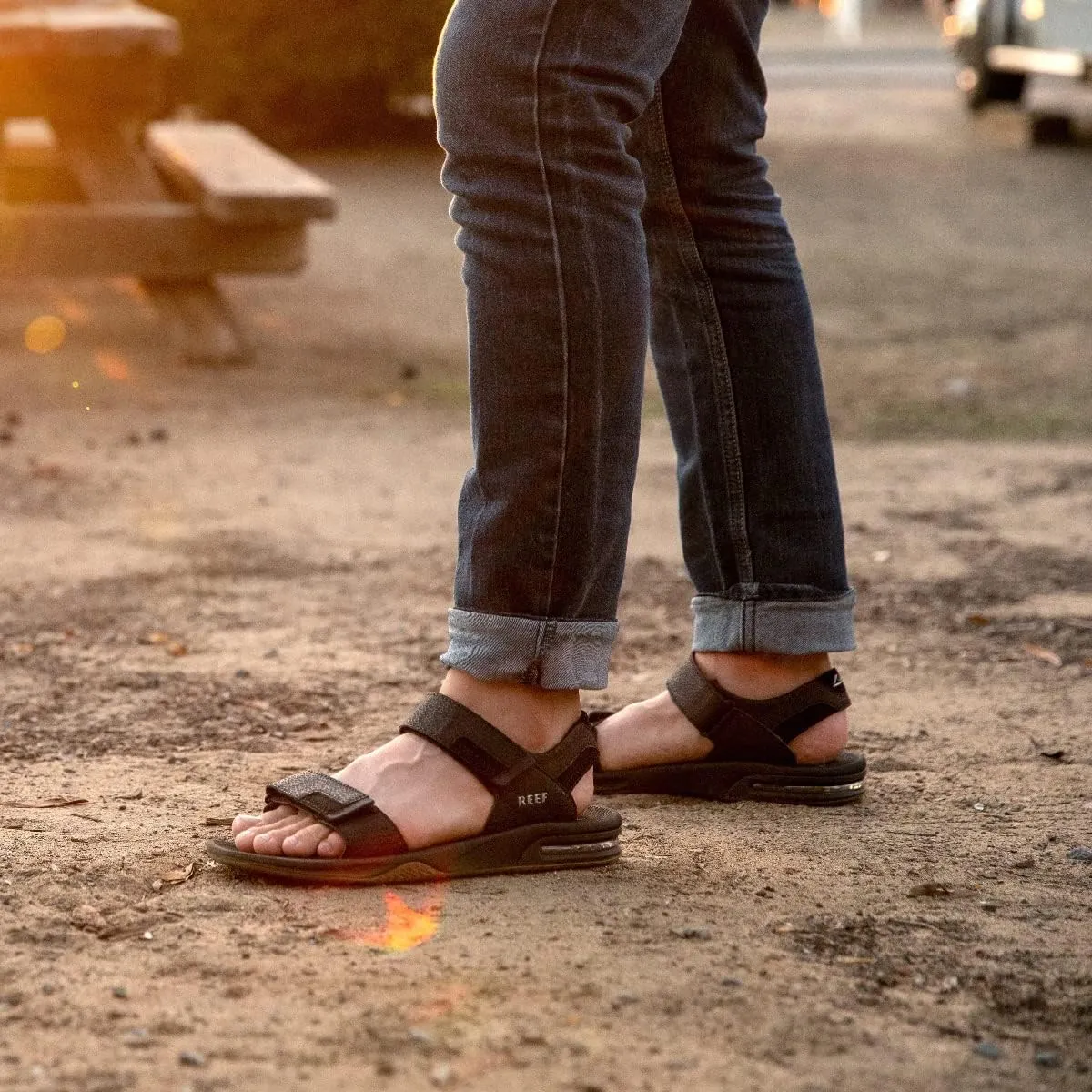 Reef Men's Fanning Baja Bottle Opener Sandal