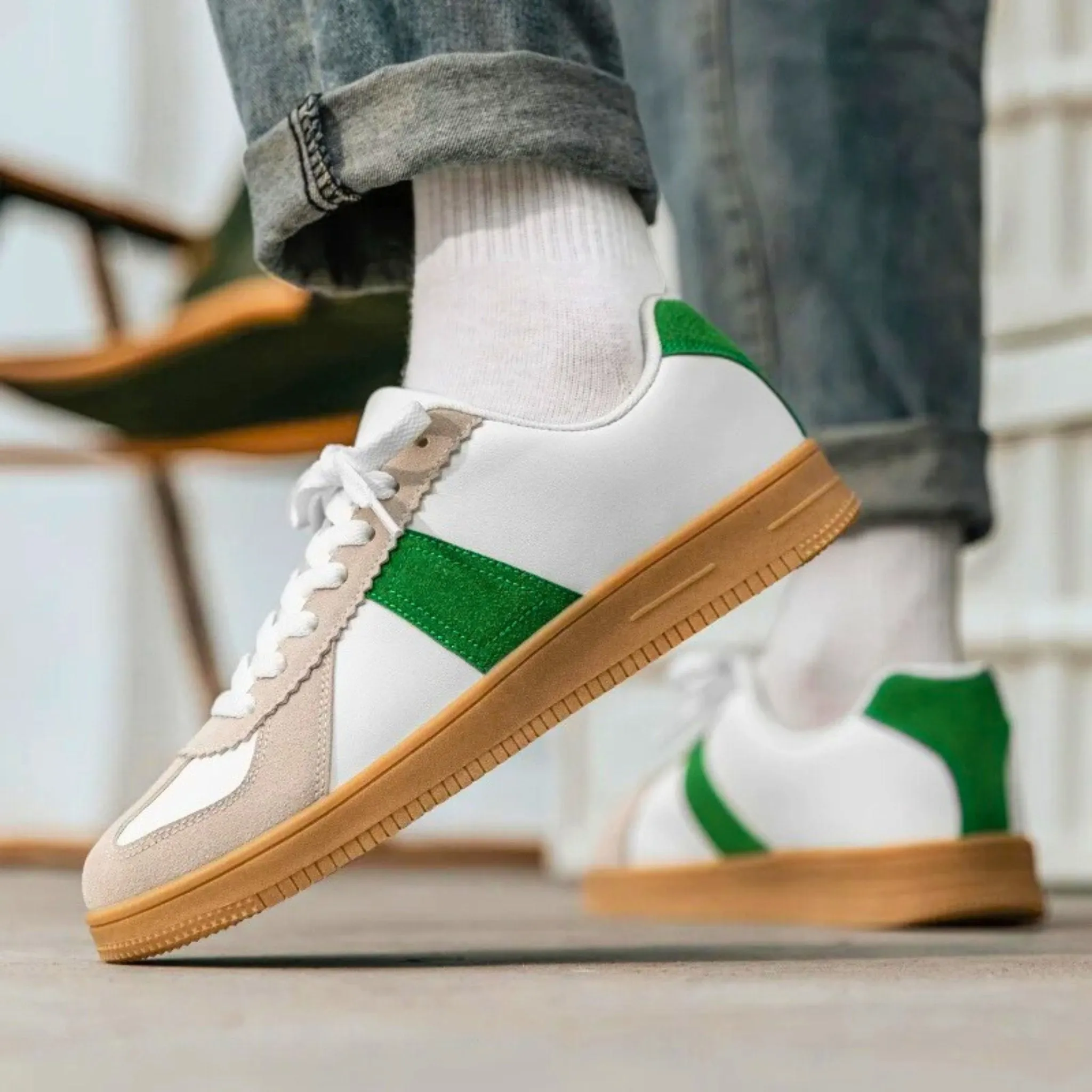 Retro Leather Sneaker