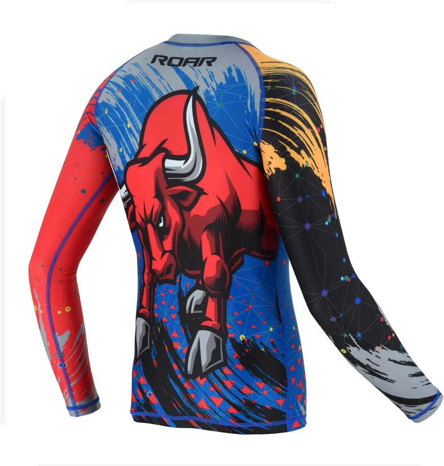 Roar BJJ Kid's MMA Rash Guard Training No-Gi and Gi Jiu Jitsu Rashguard MMA Grappling Compression Shirts Wrestling