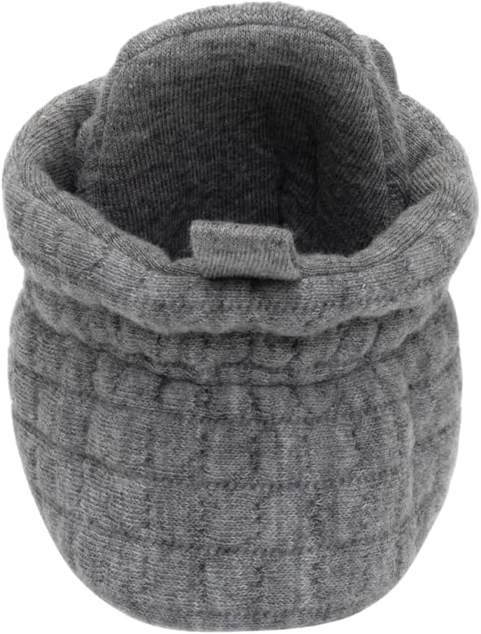 Robeez Baby Girls and Boys Crib Cotton Snap Booties with Slip-Resistant Soles for Infant and Toddler, 0-18 Months