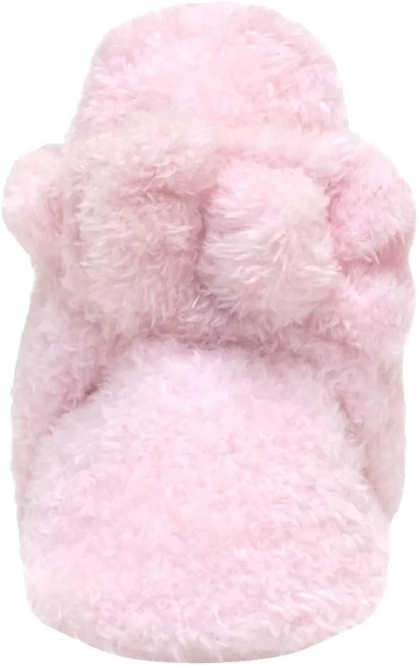 Robeez Baby Girls and Boys Crib Fleece Sherpa Snap Booties with Slip-Resistant Soles for Infant and Toddler, 0-18 Months