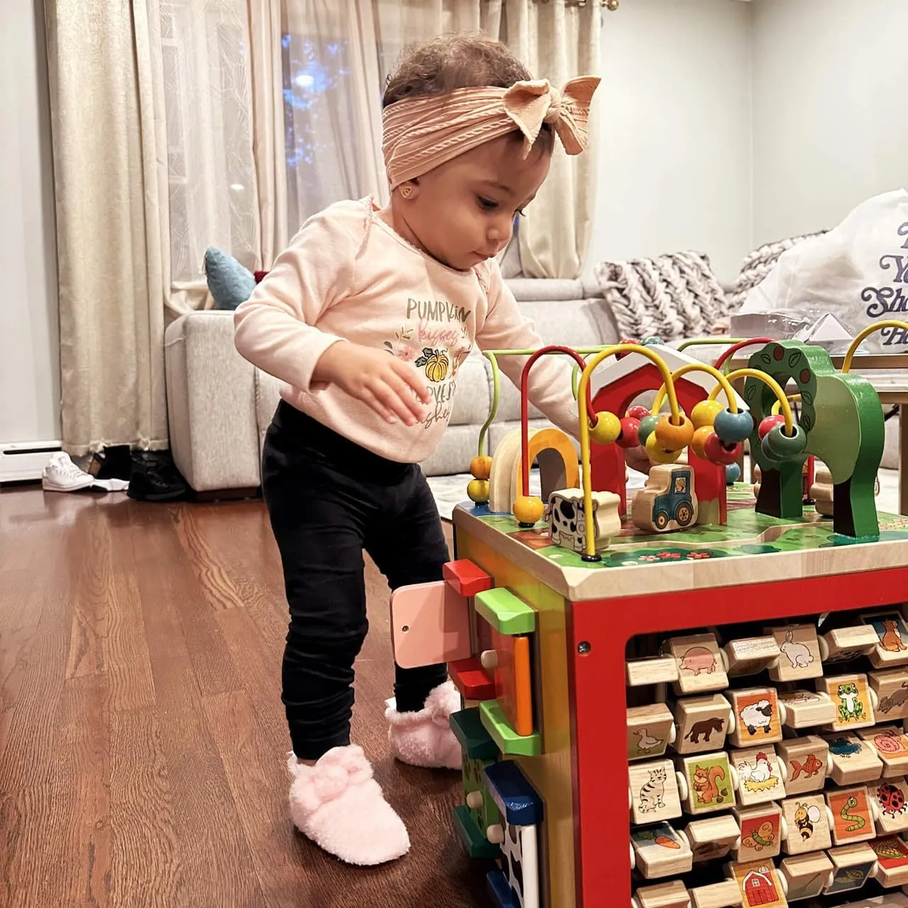Robeez Baby Girls and Boys Crib Fleece Sherpa Snap Booties with Slip-Resistant Soles for Infant and Toddler, 0-18 Months