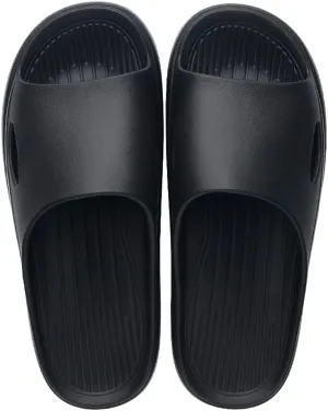 Rojeam Women & Men Shower Slippers Open Toe House Slides Bathroom Sandals