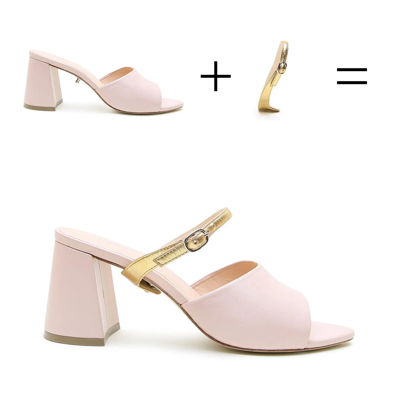 Rose Pink Point Sandal   Gold Twiggy Strap