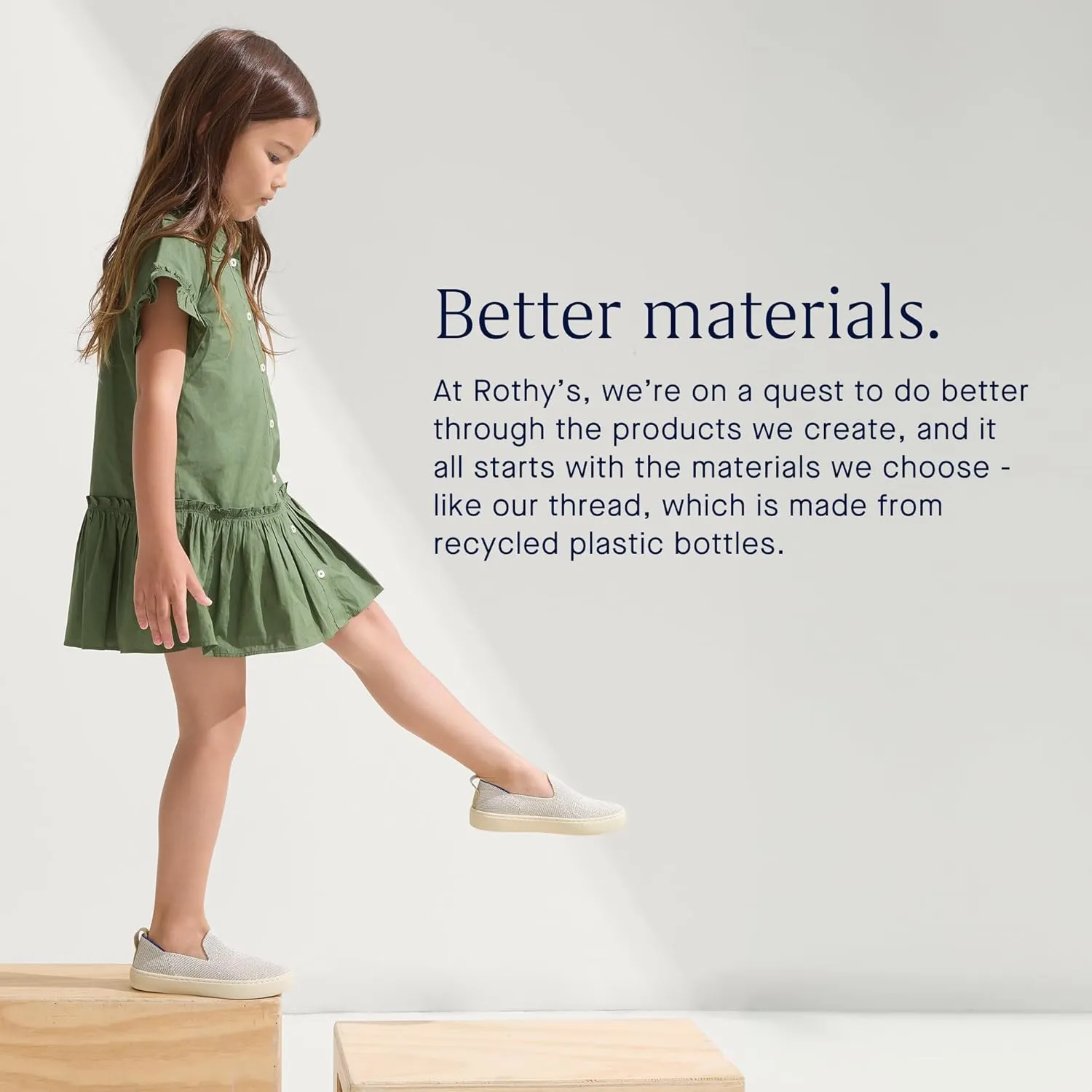 Rothy's The Kids Sneaker, Girls & Boys Slip On Shoes, Made from Recycled Plastic Bottles & Machine Washable