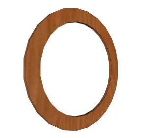 Round Window Surround, Flat MDF