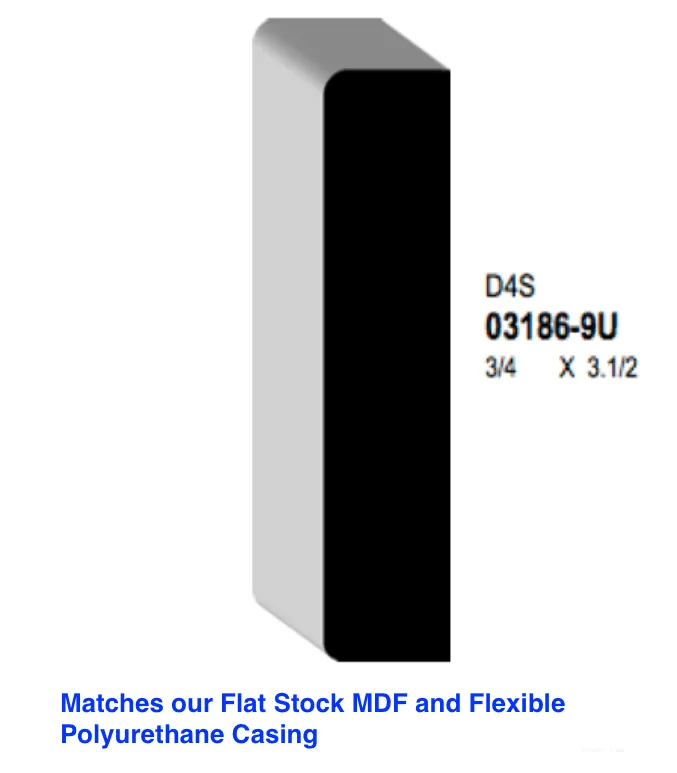 Round Window Surround, Flat MDF