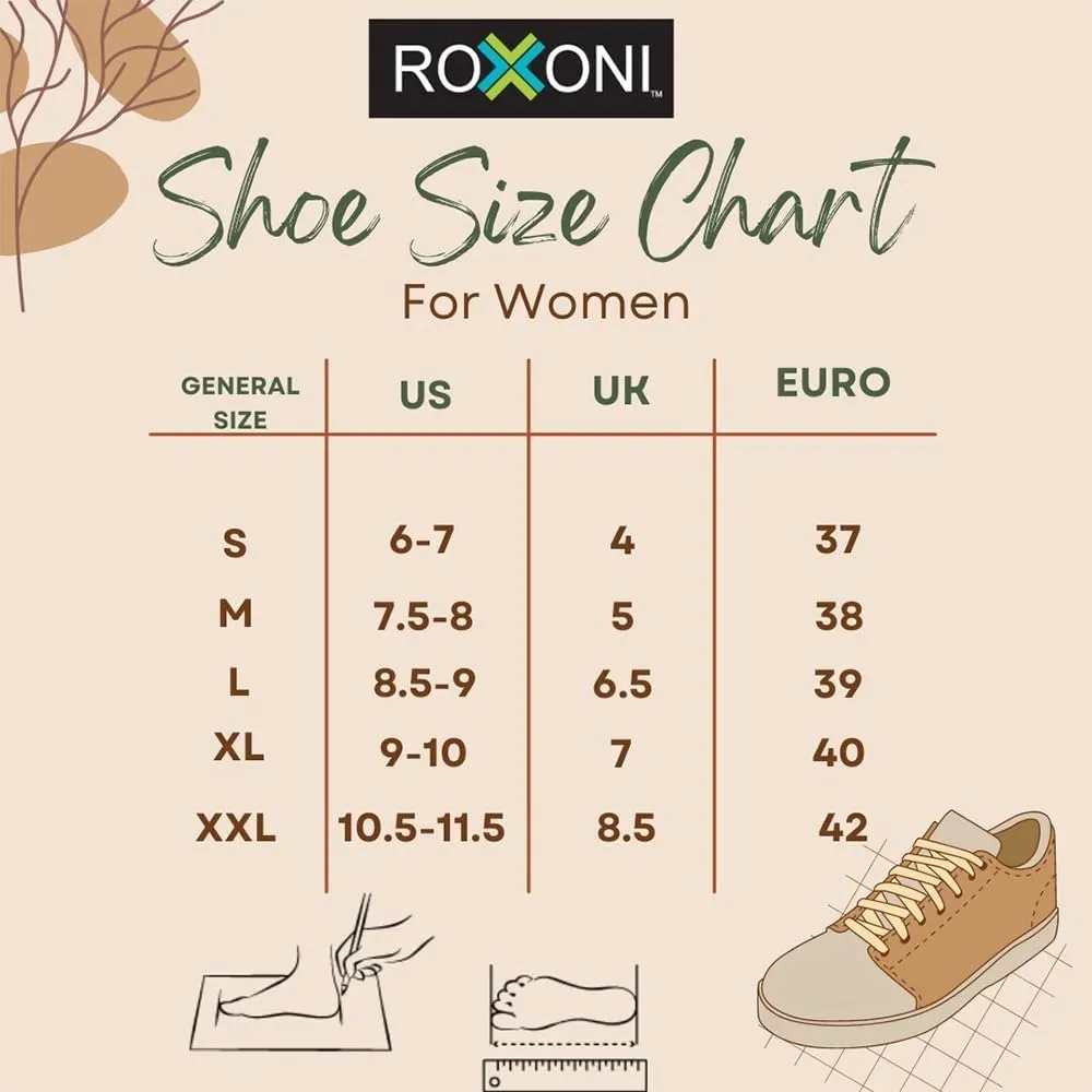 Roxoni Women's Terry Classic Cotton & Velour Ballerina Slippers (Pack of 2)