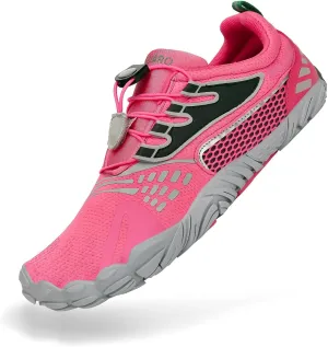 SAGUARO Women's Minimalist Trail Runner Barefoot Walking Gym Running Outdoor Quick Dry Beach Swimming Aqua Sports Water Shoes Pink,11 Women/9 Men