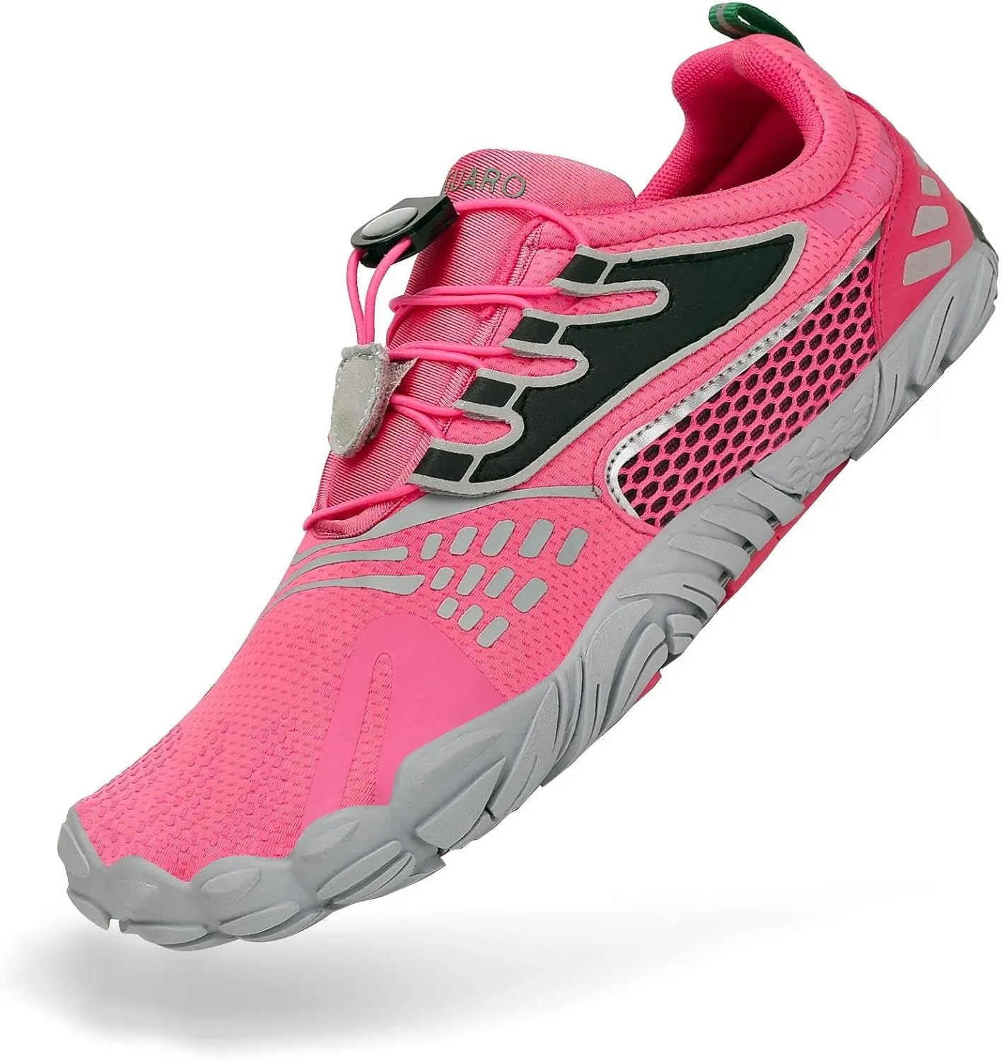 SAGUARO Women's Minimalist Trail Runner Barefoot Walking Gym Running Outdoor Quick Dry Beach Swimming Aqua Sports Water Shoes Pink,11 Women/9 Men