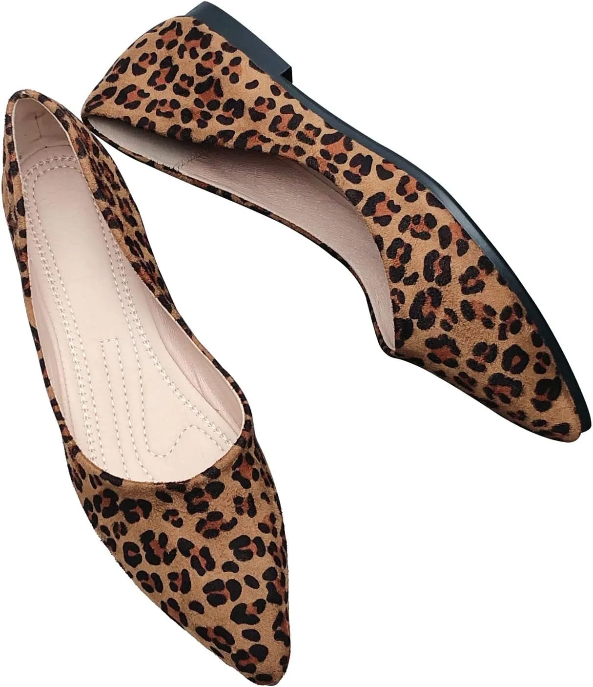 SAILING LU Knotted Ballet Flats for Women Comfortable Women's Flat Shoes Pointed Toe Slip on Loafers Shoes Women Dressy