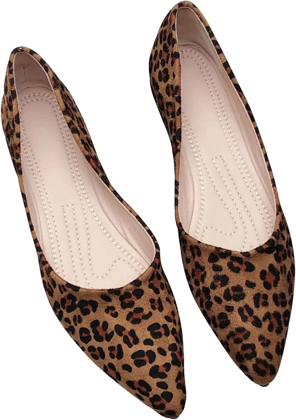 SAILING LU Knotted Ballet Flats for Women Comfortable Women's Flat Shoes Pointed Toe Slip on Loafers Shoes Women Dressy