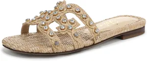 Sam Edelman Women's Bay Jewel Flat Sandal