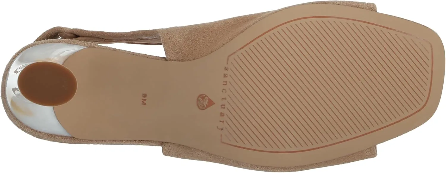 Sanctuary Women's Relish Heeled Sandal-Chic Open-Toe Design, Elegant Block Heel, Perfect Fit