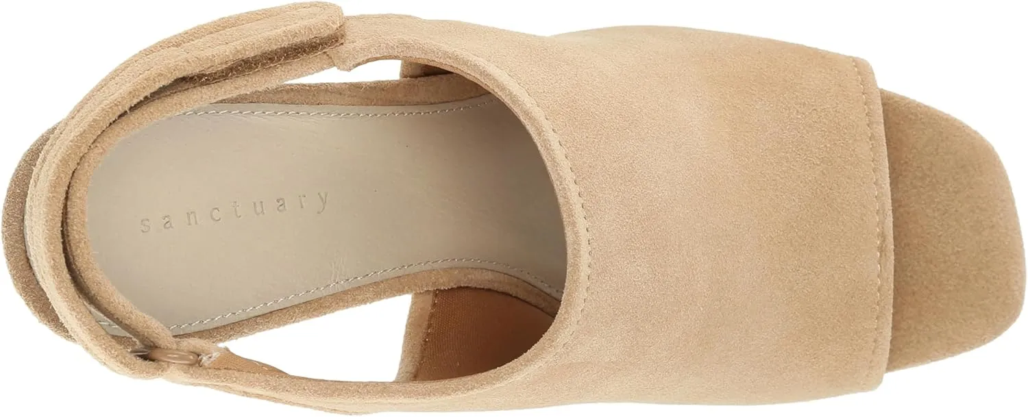 Sanctuary Women's Relish Heeled Sandal-Chic Open-Toe Design, Elegant Block Heel, Perfect Fit