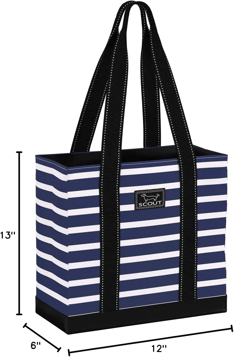 SCOUT Mini Deano - Small, Lightweight, Open Top Utility Tote For Women with Inside Zipper Pocket - Work, Travel, Beach