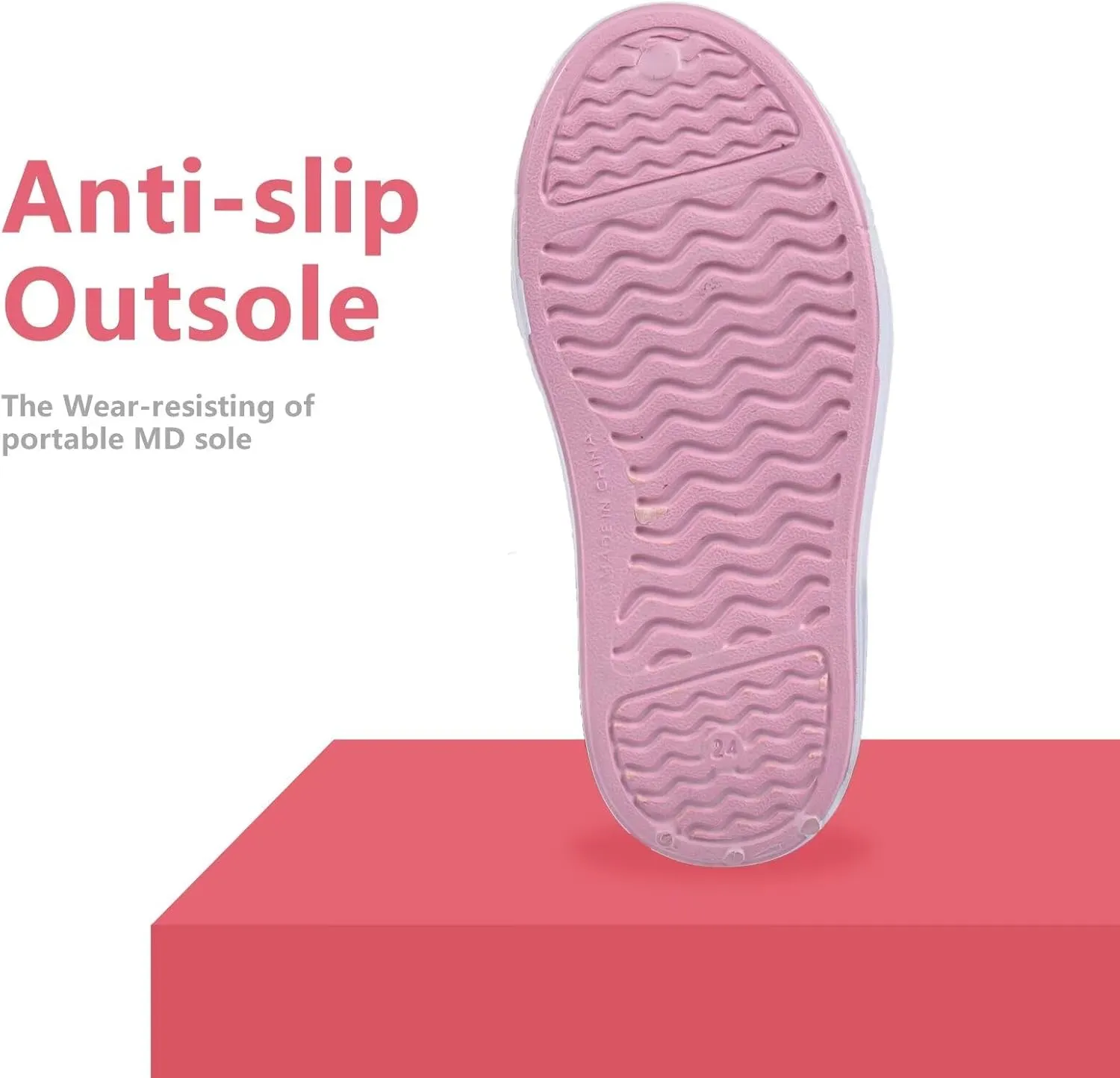 seannel Kids Water Shoes Slip-On Sneaker Lightweight Breathable Sandal Outdoor & Indoor