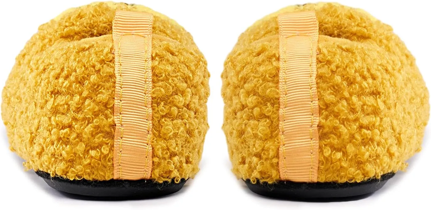 sharllen Smile Face Slippers Kids Girls Boys Plush Cute Warm Soft Happy Face Socks Slippers Shoes Fuzzy Cozy Non-Slip Toddler Slide Slippers for Little Big Kids Winter Indoor Outdoor