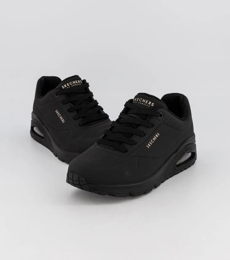 SKECHERS 73690 UNO STAND ON AIR BLACK/BLACK