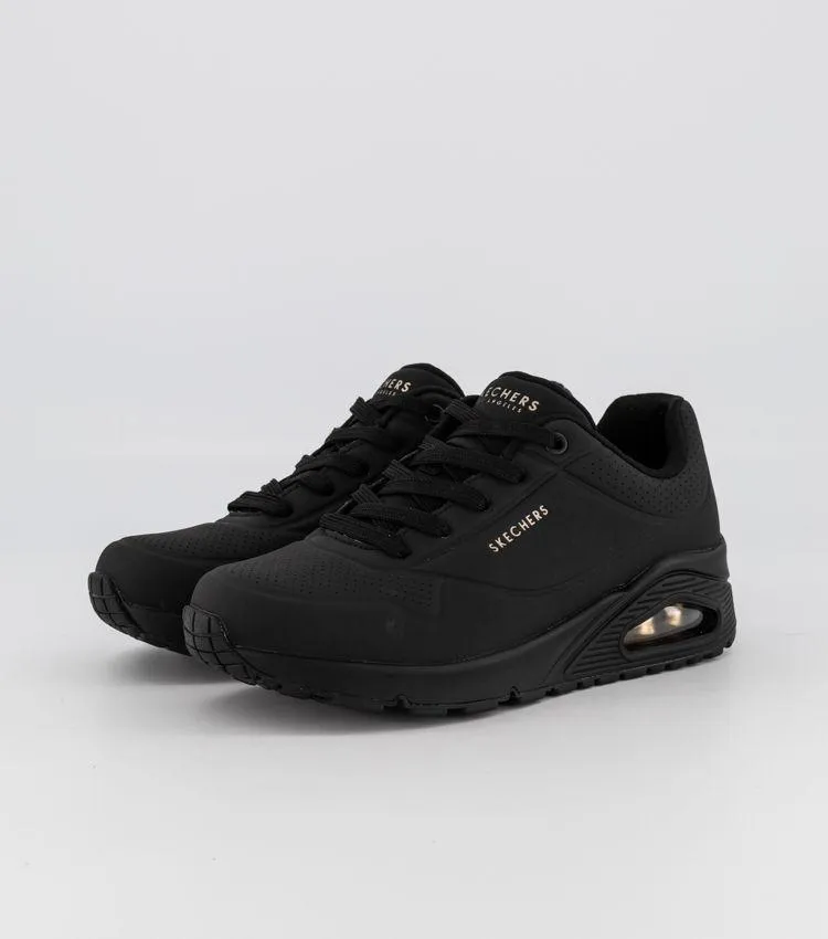 SKECHERS 73690 UNO STAND ON AIR BLACK/BLACK