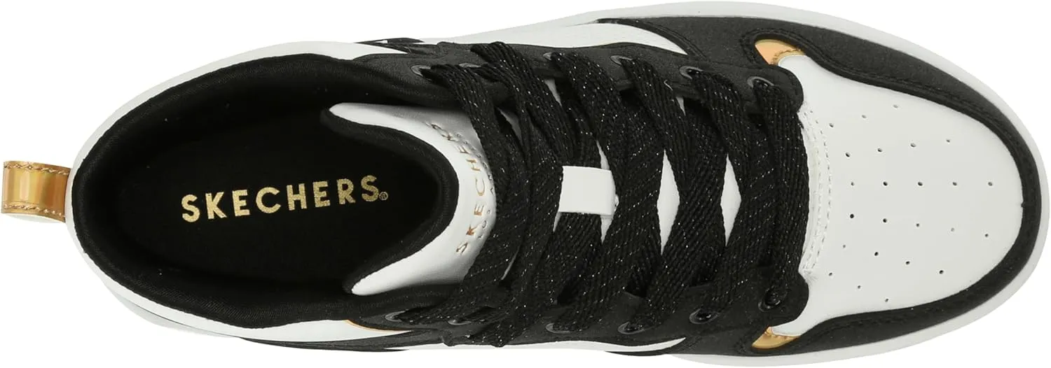 Skechers Girl's Court High-Shine Kicks Sneaker