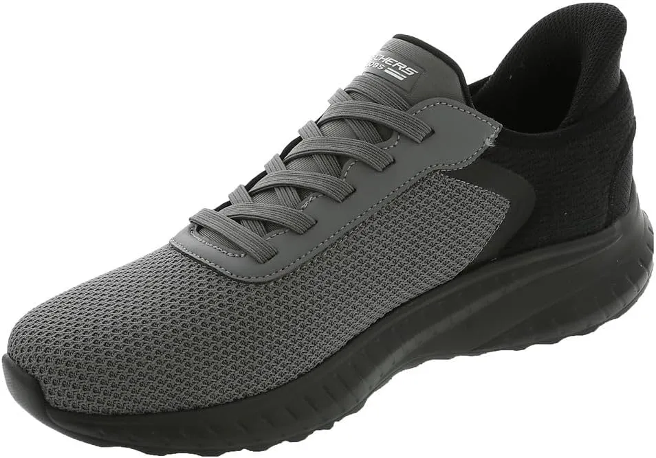 Skechers Men's Hands Free Slip-ins Bobs Squad Chaos-Solid Tour Sneaker