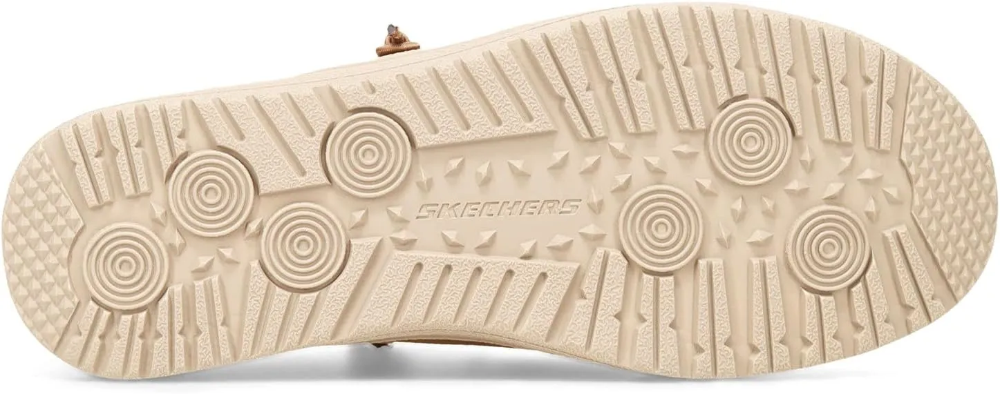 Skechers Men's Moc Toe Bungee Lace Slip on Sneaker