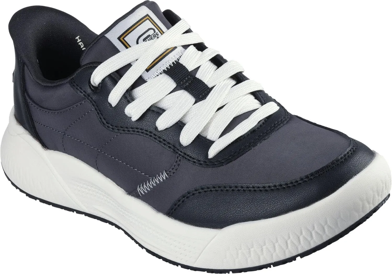 Skechers - Mens Relaxed Fit: Cyrus - Raiden Slip On Shoes, Color Black, Size: 9.5 M US