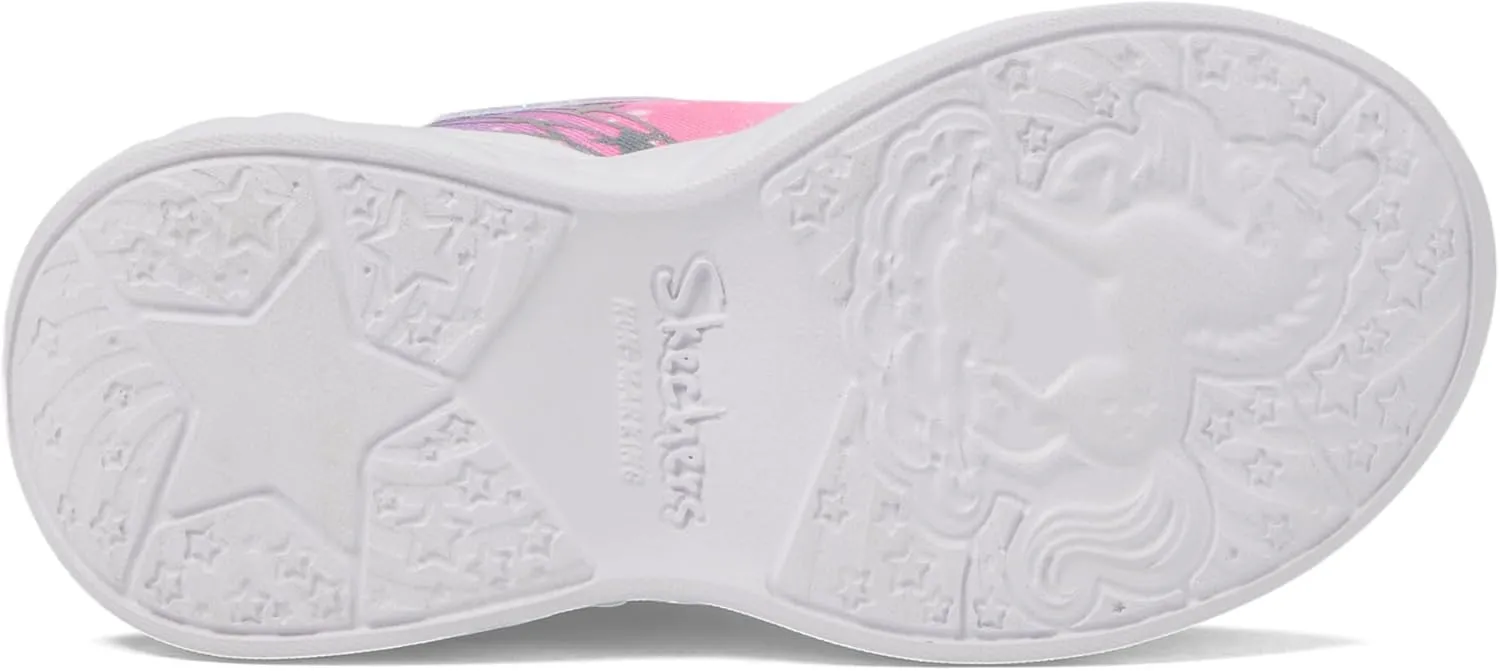 Skechers Unisex-Child Unicorn Dreams-Wishful Magi Sneaker