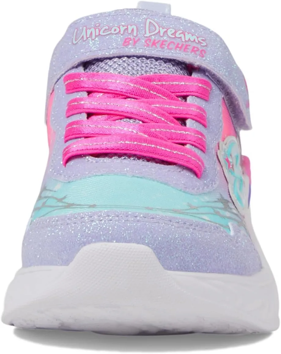 Skechers Unisex-Child Unicorn Dreams-Wishful Magi Sneaker
