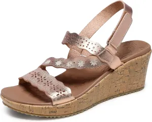 Skechers Women's Beverlee-Cherished Aura Wedge Sandal