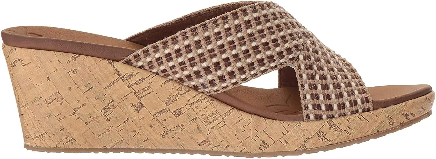 Skechers Women's Beverlee-Delighted Wedge Sandal