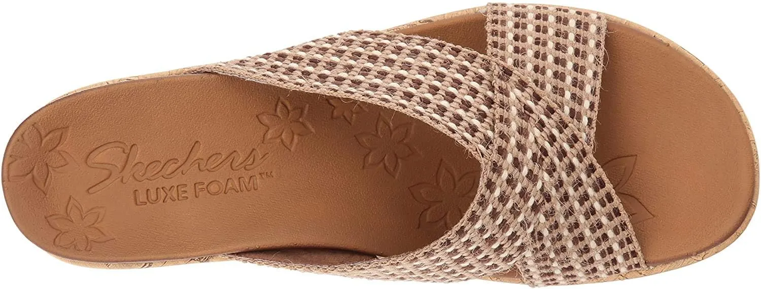 Skechers Women's Beverlee-Delighted Wedge Sandal