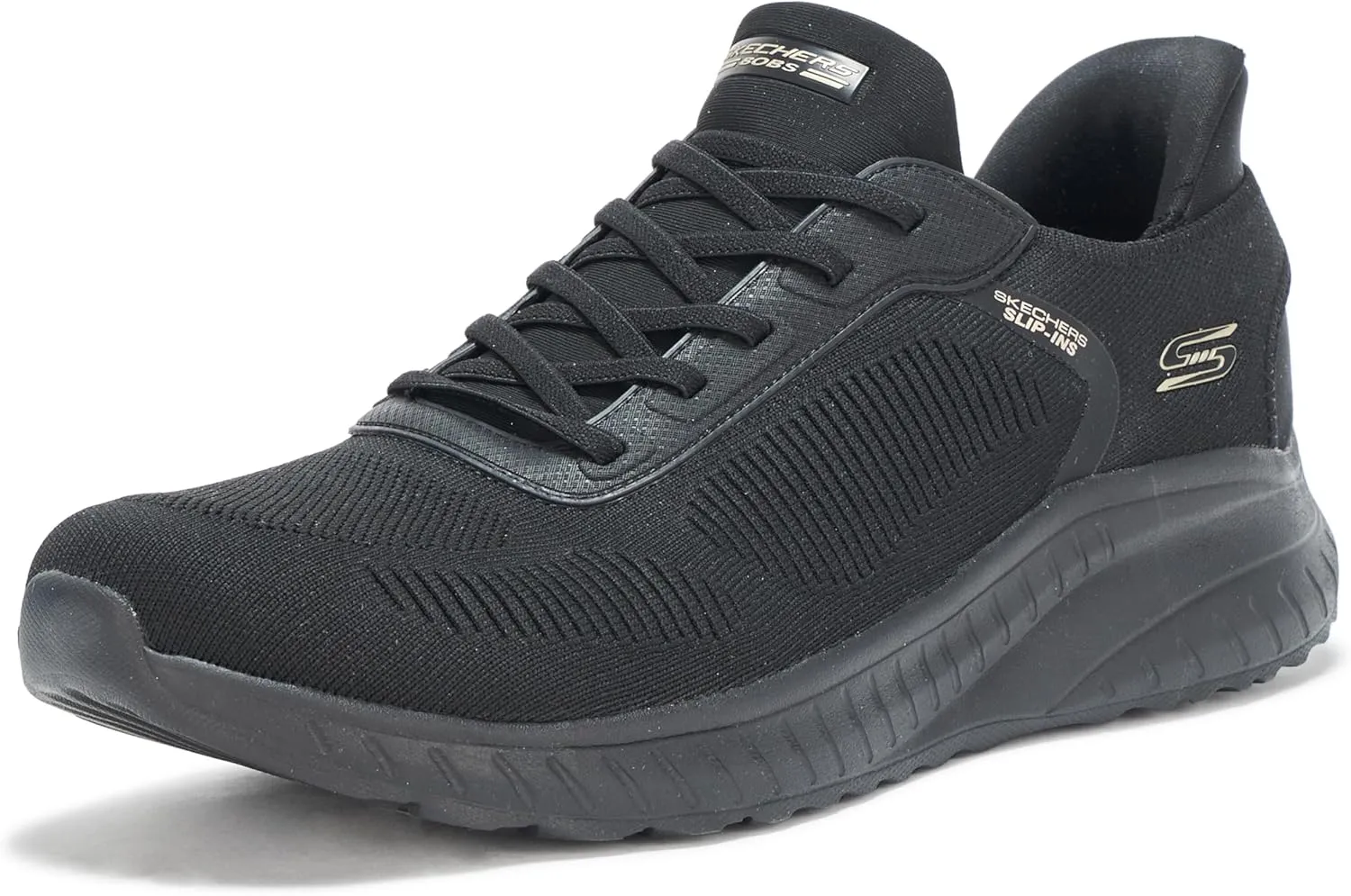 Skechers Women's Hands Free Slip-ins Bobs Squad Chaos-Current Muse Sneaker