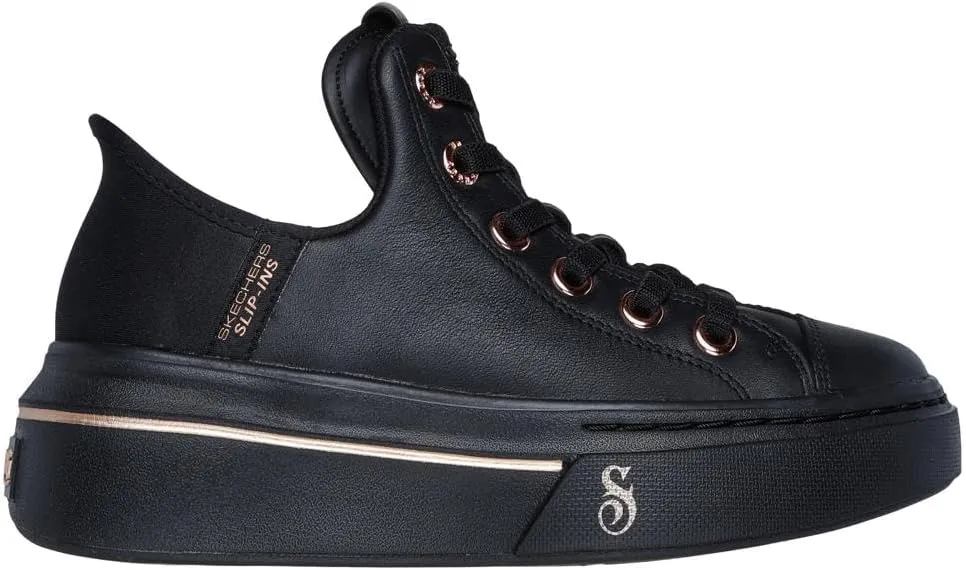 Skechers Women's Snoop Dogg:Snoop One-og Leather Hands Free Slip-ins Sneaker