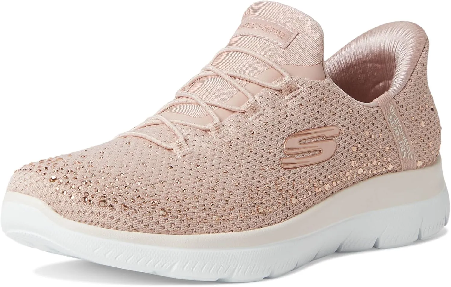 Skechers Women's Summits-Brilliant Shine Hands Free Slip-ins Sneaker