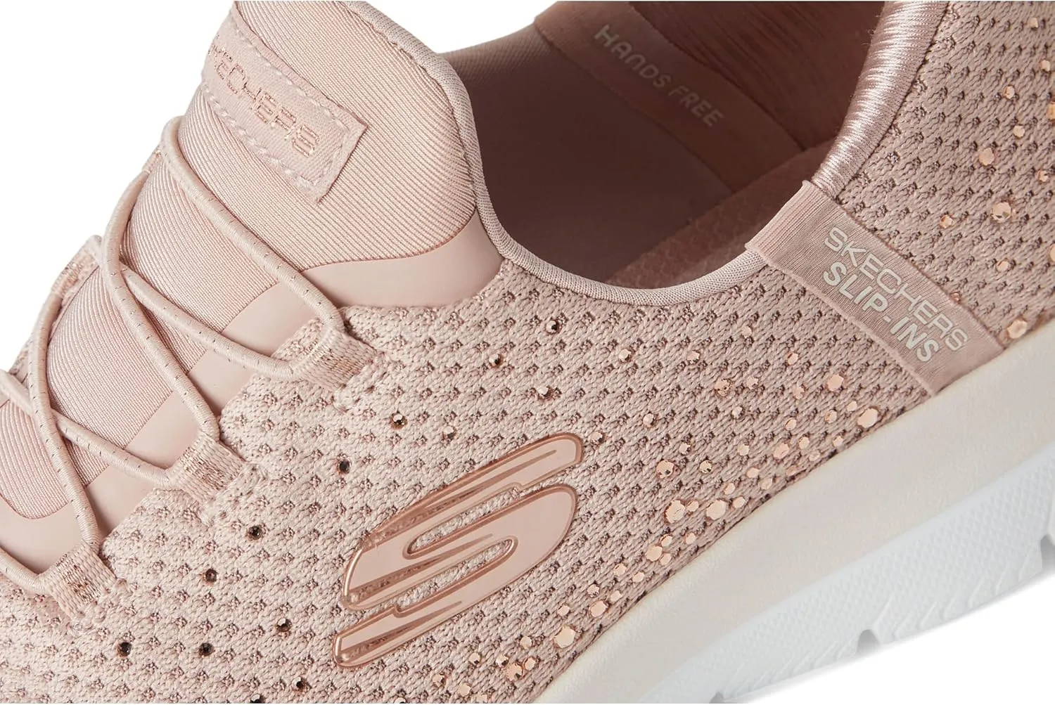 Skechers Women's Summits-Brilliant Shine Hands Free Slip-ins Sneaker