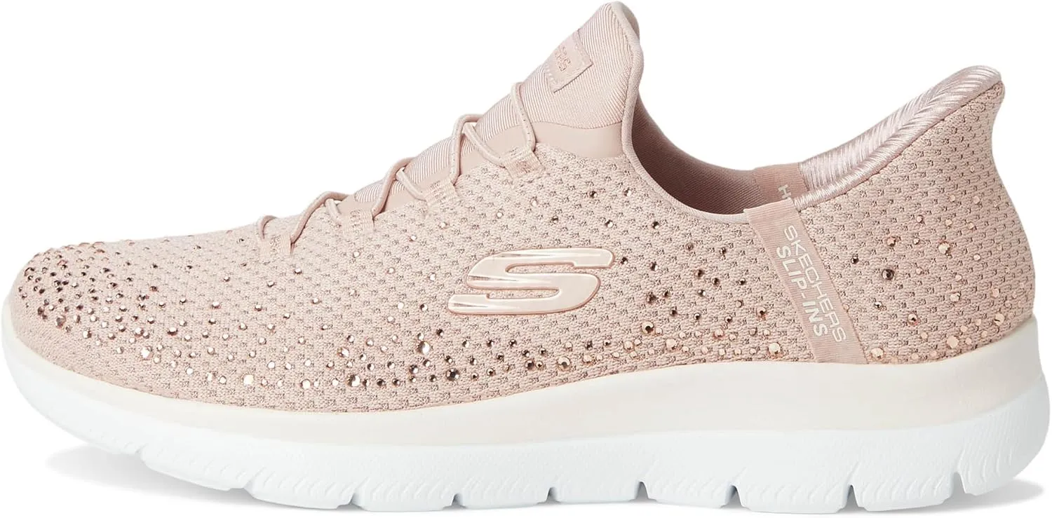 Skechers Women's Summits-Brilliant Shine Hands Free Slip-ins Sneaker