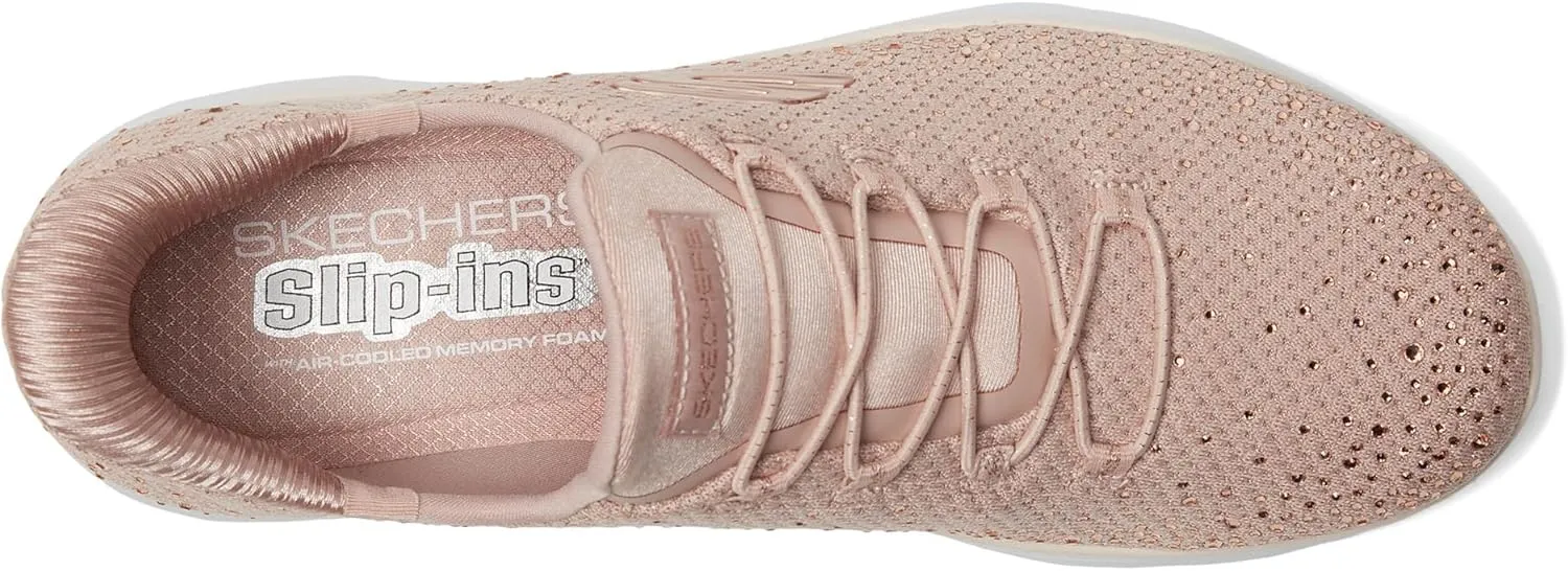 Skechers Women's Summits-Brilliant Shine Hands Free Slip-ins Sneaker